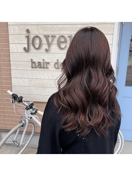 ジョワイユヘアーデザイン(Joyeux) joyeux肌の透明感UP艶ブラウンカラー【山口貴裕】