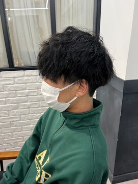 ネオリーブ クーロ メゾン 横浜(Neolive curro Maison) 波巻きスパイラル×ツイストパーマ[メンズ]