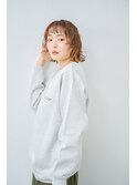 大人カジュアルなボブパーマ