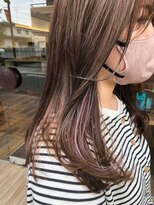 クラップス 杉田店(CLAPS)&nbsp;インナーハイライトベビーピンク×ツートーンカラー