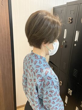 ギフト ヘアー サロン(gift hair salon) 【白髪ぼかしハイライトグレージュ】原口健伸