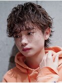 柔らか質感スパイラルパーママッシュウルフ