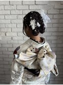 成人式ヘアセット 2