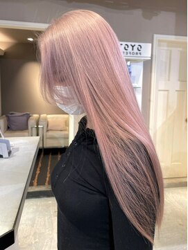 ベレーザ 原宿(Beleza) 31シルキーグレーベージュベビーピンク艶髪ハイトーンカラー
