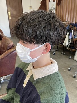 ヘアラボシロ メン(Hair lab.Shiro MEN) マッシュ/ツイストスパイラルパーマ