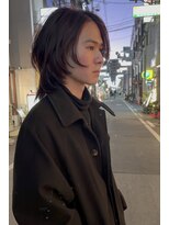 アッドバイケーツー 心斎橋(add by k-two Men's)&nbsp;ネオウルフ×レッドブラック★攻めたカジュアルヘア