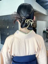 ヘアー アイス ルーチェ(HAIR ICI LUCE)&nbsp;卒業式セット ロングアレンジ カチモリ タイト/林