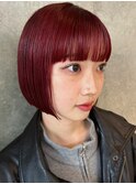 ミニボブ　レッドバイオレッド　フルバング
