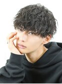 ツイストスパイラルツイストパーママッシュ無造作ショート
