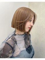 ゼスト パーク(ZEST PARK)&nbsp;ベージュカラー/切りっぱなしボブ/吉祥寺