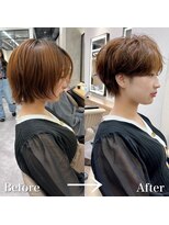 ロンドプロフィール 浦和(Lond profil)&nbsp;Lond.海気　ハンサムショート　ニュアンスパーマ