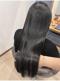 縮毛矯正×暗つや髪