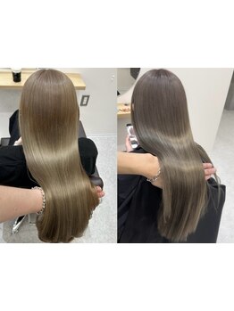 横浜のケア×カラーが得意な美容室☆高補修トリートメントで髪質改善♪