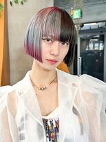 アルバム 銀座(ALBUM GINZA)&nbsp;ワンレン透明感カラー小顔オリーブカラー_F0346