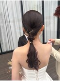 金箔ポニーテール