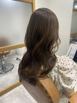 ココノサロン ハナレ(cocono salon HANARE) 韓国風レイヤースタイル　ココアベージュ