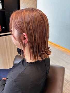 セッションパーゴ(SESSION PAGO) ハイライトで作るピンクベージュ