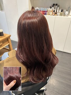 エムプラス 二子玉川(Mplus) ◎ブリーチなしダブルカラー/ピンクラベンダー◎ Mplus鹿嶋