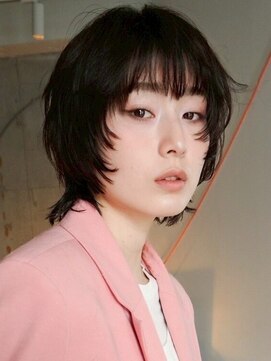 シティ(sity.) ミニウルフ/チェリーブラウン/デジタルパーマ