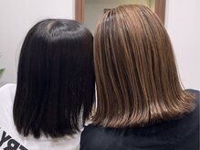 モモ(momo)の雰囲気(親子カット)