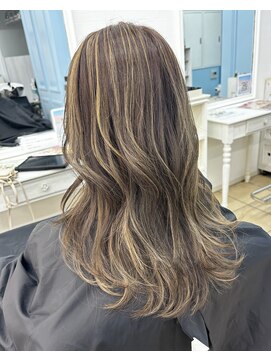 グラスペディア(graspedia) 大人ベージュハイライト【広島ハイトーン】【白髪ぼかし】