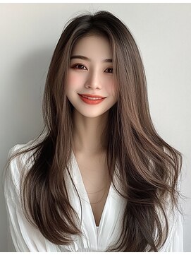 ピーチ バイ ニューヨークニューヨーク(a Peach by NYNY) 大人可愛い大人美人ふんわりカール小顔カットショコラアッシュ