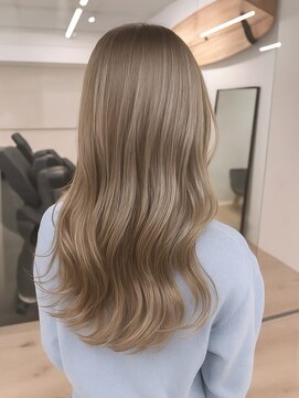 ヘアサロン エフ 渋谷(F) #ブリーチ#ケアブリーチ#ミルクティーベージュ