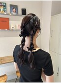 編みおろしツイン
