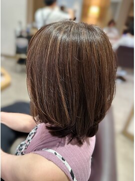 ユウヘアー 石川橋店(U Hair) 脱白髪染め！ハイライトデザインカラー