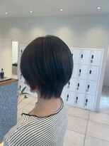 グランデュール 東静岡池田店(GRANDEUR)&nbsp;東静岡ショートボブくびれショートイルミナカラー顔周りレイヤー