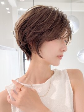 ロンドエニカ 大宮(Lond enika) グランマッシュ/細めハイライト/ショート/白髪ぼかし/前髪☆65