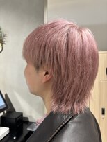 モリオフロムロンドン 大宮店(morio from London)&nbsp;メンズブリーチ×垢抜けピンクベージュ ｢村田｣