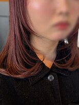 リア(Liea)&nbsp;ミディアムレイヤー × チェリーレッド