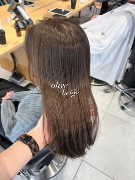 ヘアサロン ガリカ 表参道(hair salon Gallica) 【風香】透明感抜群◎オリーブベージュ