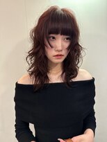 ナループロアポンテ(Nalu pu loa PONTE)&nbsp;癖毛風パーマ/ハイレイヤーパーマ/ラベンダーカラー