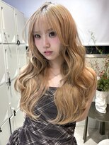 ボタン 熊本(VOTAN)&nbsp;韓国ヘア/レイヤーカット/ブリーチ/初カラー/ベージュ