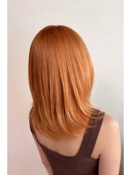 ホロ(holo-) つるりんちょ髪質改善カラー×ブリーチ