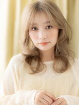 カバーヘア ブリス 志木南口駅前店(COVER HAIR bliss) ハイトーンカラー小顔ハイレイヤーウルフカットX志木20代30代