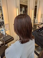 ブルーテーフ(Bleu Terre) 盛岡【白髪ぼかしハイライトピンクブラウン】大人世代にオススメ