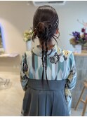 卒業式ヘアセット