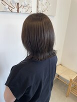ジジ チーク 栃木(Gigi cheek) レイヤーボブ×オリーブベージュ