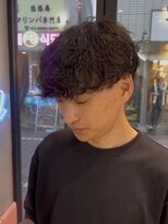ロンドポレール 北千住(Lond polaire)&nbsp;men's/メンズ波巻きスパイラルパーマ/ナチュラルツーブロック