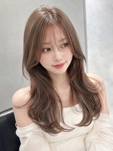 髪質改善＊ワンホンレイヤー＊美髪＊ミルクブラウン＊Zina札幌