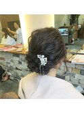 お呼ばれヘアー