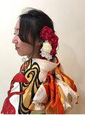 着物へアアレンジ　結婚式・前撮り・二次会