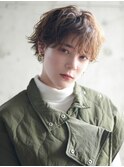 大人かわいい マニッシュショート ネイビーカラー フレンチボブ