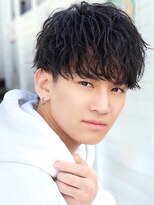 リップス 池袋(LIPPS)&nbsp;スパイラルパーマ 刈り上げ ソフトツーブロック 島津くん