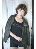 《MANON》ミニマムボブ×ウェーブ