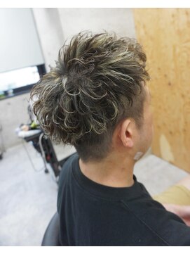 ヘアテリア リュウ 大塚(hair teria ryu) 無造作パーマ×コントラストハイライト