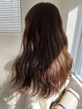 ダイアモンドリリーキートス(Diamond Lily kiitos) ブリーチ使わないピンクブラウン